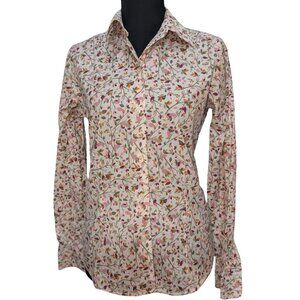 Eddie Bauer Cotton‑Stretch Floral Shirt